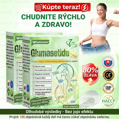 Oficiálne certifikované na Slovensku 🌼Tisíce spokojných používateľov na Slovensku🔥 𝐆𝐞𝑒𝐋𝐞𝐦𝐨𝐧® 𝐆𝐥𝐮𝐦𝐚𝐬𝐞𝐭𝐢𝐝𝐞 8 IN 1" TENKÝ A ZDRAVÝ MIKROIHLIČKOVÝ NÁPLASŤ ((Len raz denne, viditeľné zmeny už do 7 dní)) ✅