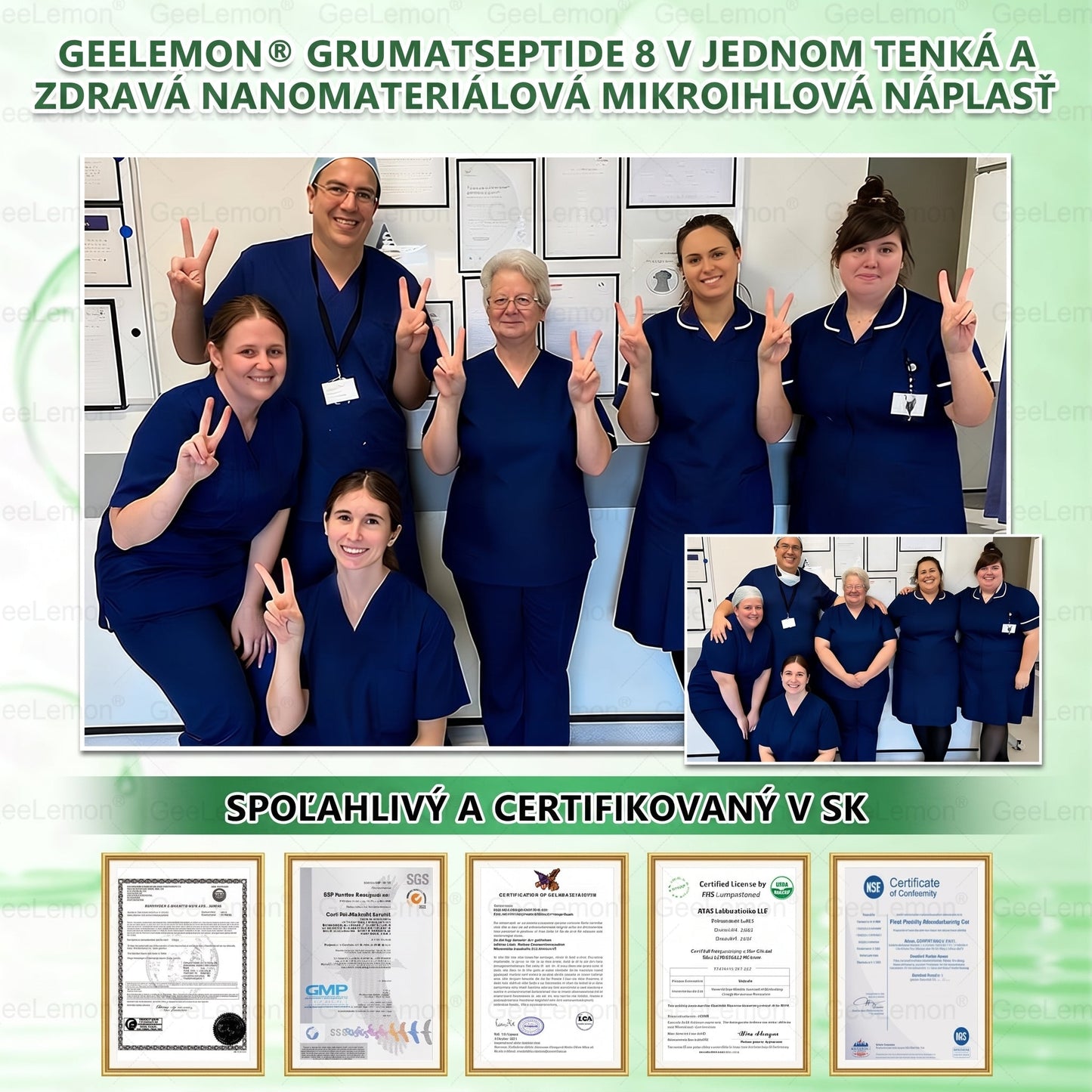 Oficiálne certifikované na Slovensku 🌼Tisíce spokojných používateľov na Slovensku🔥 𝐆𝐞𝑒𝐋𝐞𝐦𝐨𝐧® 𝐆𝐥𝐮𝐦𝐚𝐬𝐞𝐭𝐢𝐝𝐞 8 IN 1" TENKÝ A ZDRAVÝ MIKROIHLIČKOVÝ NÁPLASŤ ((Len raz denne, viditeľné zmeny už do 7 dní)) ✅