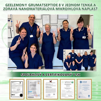 Oficiálne certifikované na Slovensku 🌼Tisíce spokojných používateľov na Slovensku🔥 𝐆𝐞𝑒𝐋𝐞𝐦𝐨𝐧® 𝐆𝐥𝐮𝐦𝐚𝐬𝐞𝐭𝐢𝐝𝐞 8 IN 1" TENKÝ A ZDRAVÝ MIKROIHLIČKOVÝ NÁPLASŤ ((Len raz denne, viditeľné zmeny už do 7 dní)) ✅