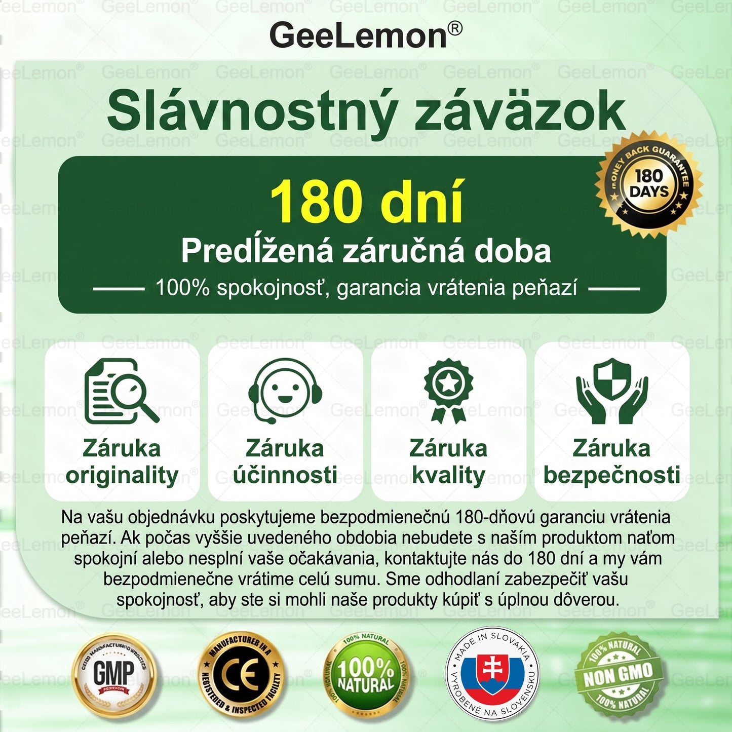 Oficiálne certifikované na Slovensku 🌼Tisíce spokojných používateľov na Slovensku🔥 𝐆𝐞𝑒𝐋𝐞𝐦𝐨𝐧® 𝐆𝐥𝐮𝐦𝐚𝐬𝐞𝐭𝐢𝐝𝐞 8 IN 1" TENKÝ A ZDRAVÝ MIKROIHLIČKOVÝ NÁPLASŤ ((Len raz denne, viditeľné zmeny už do 7 dní)) ✅