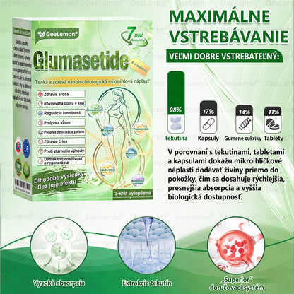 Oficiálne certifikované na Slovensku 🌼Tisíce spokojných používateľov na Slovensku🔥 𝐆𝐞𝑒𝐋𝐞𝐦𝐨𝐧® 𝐆𝐥𝐮𝐦𝐚𝐬𝐞𝐭𝐢𝐝𝐞 8 IN 1" TENKÝ A ZDRAVÝ MIKROIHLIČKOVÝ NÁPLASŤ ((Len raz denne, viditeľné zmeny už do 7 dní)) ✅