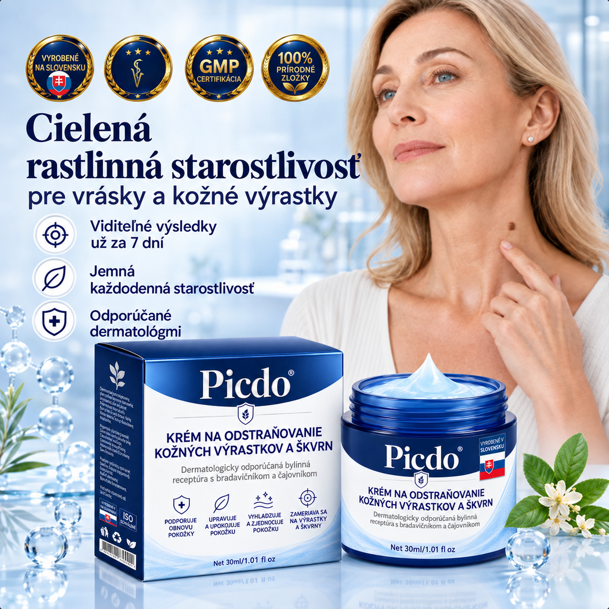 👨‍⚕️🌼Picdo® 7-dňový krém na odstránenie kožných výrastkov (receptúra bez bolesti a jaziev)