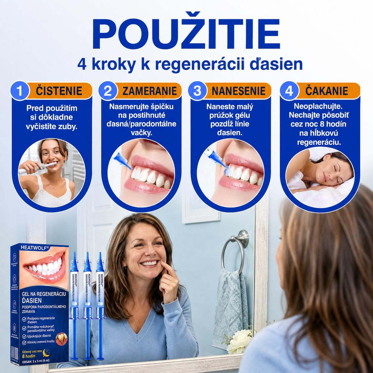 HEATWOLF® 👨‍⚕️🦷GumRevive Parodontálny opravný gél🍅